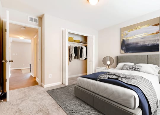 Private Master Bedroom at Central on the Green Apartment Homes, Raleigh, NC