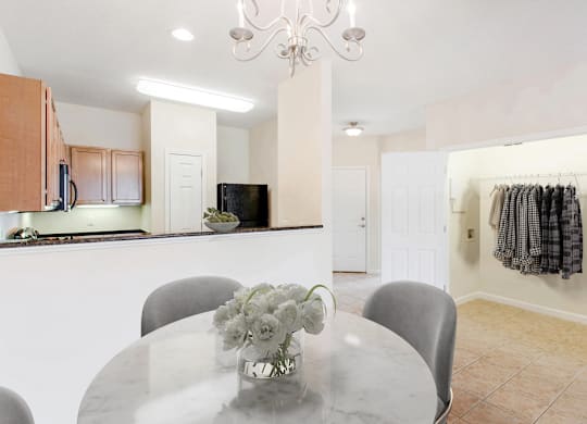 Elegant Dining Area at Ashley Court Apartments, Charlotte