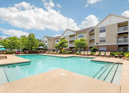 Sparkling Pool at The Grayson Apartment Homes, Charlotte, 28262