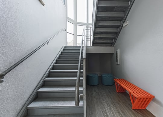 clubhouse stairwell