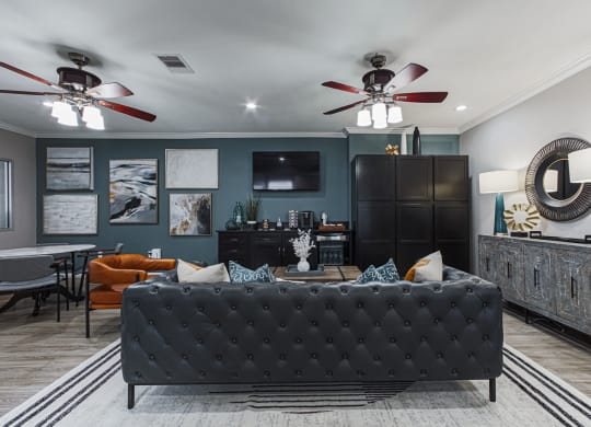 clubhouse lounge area