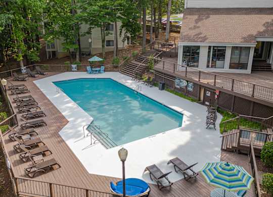 swimming pool with sundeck