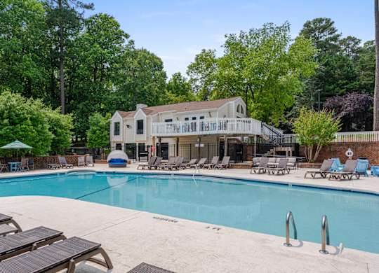 swimming pool with sundeck