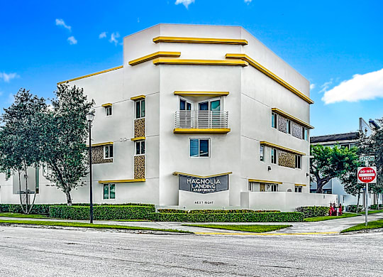 exterior of apartment building
