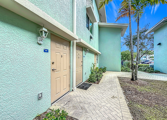 exterior view of apartment homes
