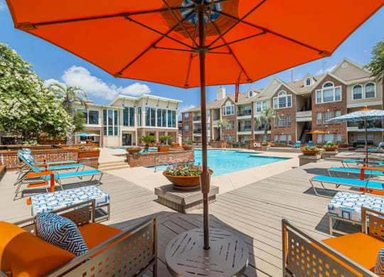 swimming pool with sundeck