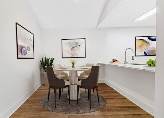 Elegant Dining Space at Woodlyn on the Green Apartment Homes, Cary