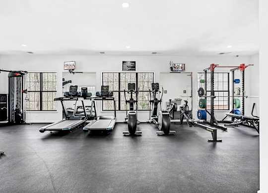 Cardio Equipment's at Woodlyn on the Green Apartment Homes, Cary, North Carolina