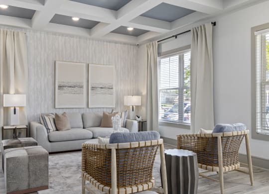 Leasing center sitting area