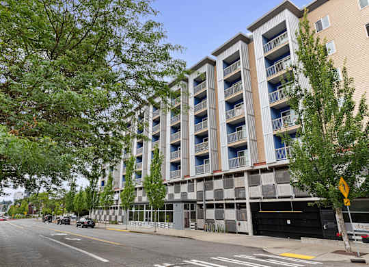 View of the Property Building at Villaggio Apartment Homes, Tacoma, WA