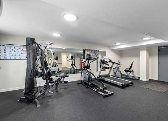 Resident Fitness Facility at West Mall Place Apartment Homes, Everett, Washington