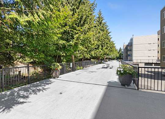 Outdoor Area with Smooth Paving  at West Mall Place Apartment Homes, Everett, 98208