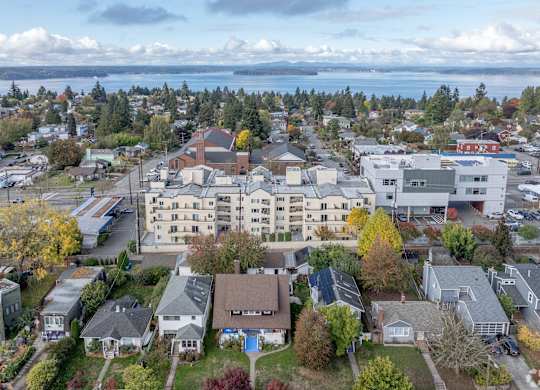 Aerial Community View at Hill Crest Apartment Homes, Seattle, 98126