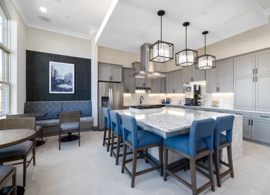 Clubhouse Demonstration Kitchen  at Griffin Weston, Cary