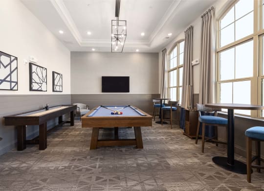 Billiards room at Griffin Weston, Cary