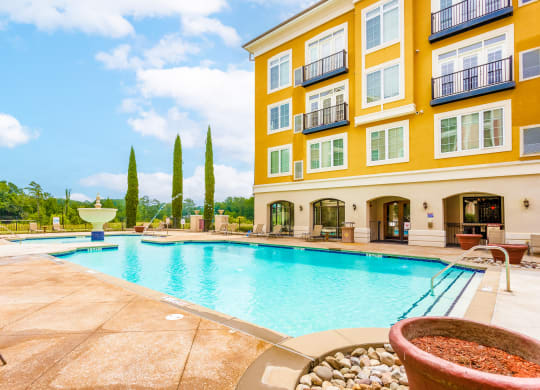 Swimming Pool at The Villagio Apartments, North Carolina, 28303