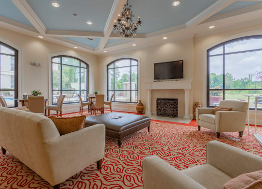 Clubroom  at The Villagio Apartments, North Carolina, 28303