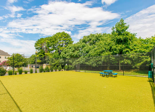 Park for dogs at Barrington Park Apartments, Manassas, 20110