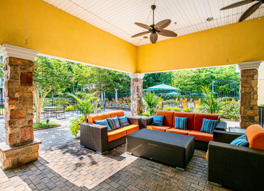 Patio at Broadlands at Broadlands, Ashburn, VA, 20148