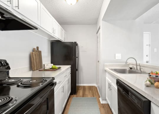 Modern Kitchen at Lakes Edge Apartments, North Carolina