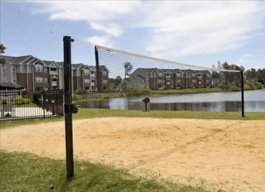 Volleyball Court at Village on the Lake Apartments, Spring Lake, 28390