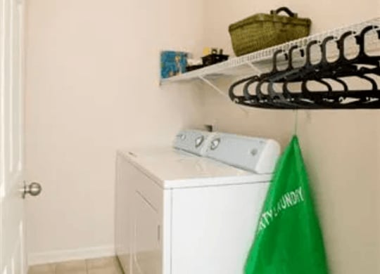 Laundry Room at Village on the Lake Apartments, Spring Lake, NC