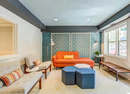 leasing Office Lobby at Park Georgetown Apartments, Arlington, 22209