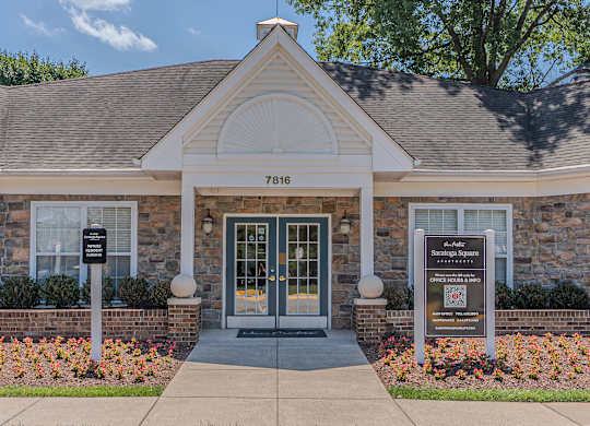 The front of a building with the number 7816 on it.