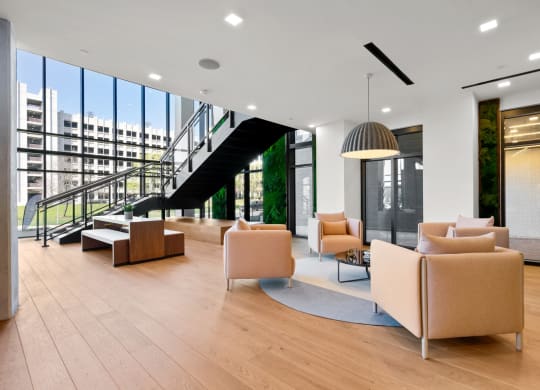 Seating Area 1st Floor at Makers Rise, Herndon Virginia  