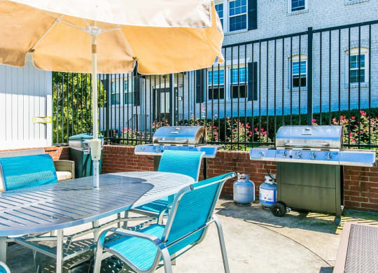 Outdoor Grill With Intimate Seating Area at Myerton, Virginia