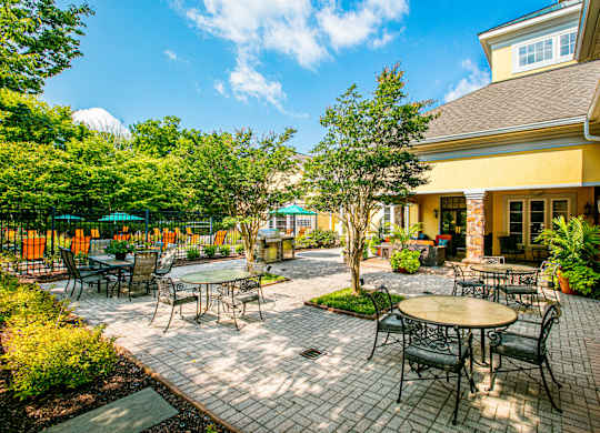 Picnic area at Broadlands Apartments, Ashburn, VA