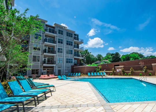 Poolside Relaxing Chair at The Collective NoDa, Charlotte, 28205