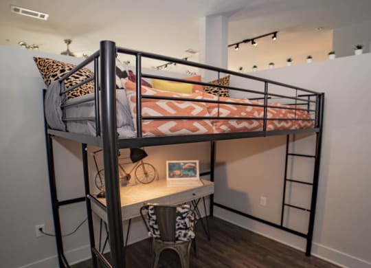 Study Area In Bedroom at The Collective NoDa, Charlotte