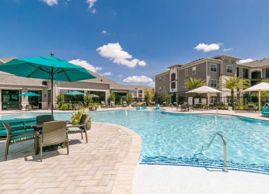 Crystal Clear Swimming Pool at Cue Luxury Apartments, Cypress, 77433