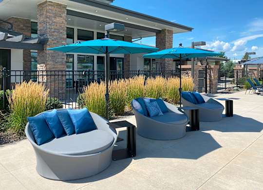 Outdoor Patio at Arbour Commons, Westminster, CO, 80023