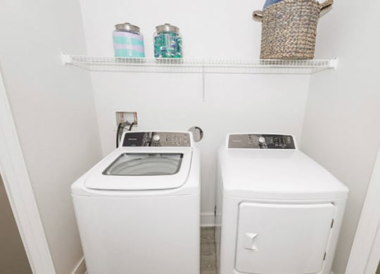 Washer Dryer at Cue Luxury Apartments, Cypress, TX