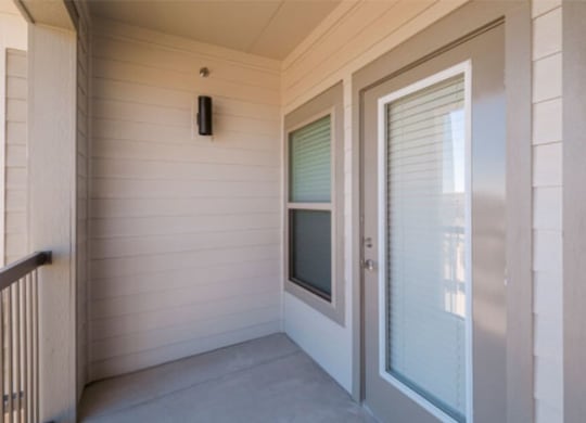 Spacious Balcony at Cue Luxury Apartments, Cypress, TX, 77433