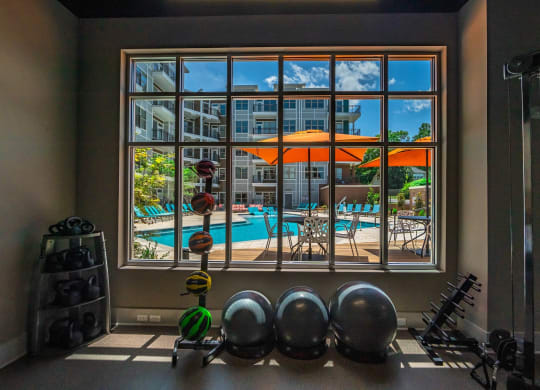 fitness pool view at The Collective NoDa, North Carolina, 28205
