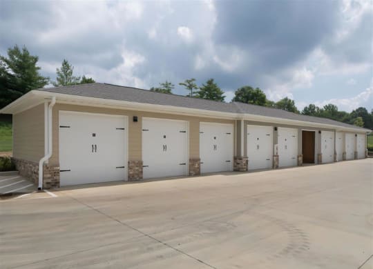 the attached garages are available in the building