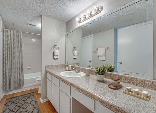 Full Bathroom at Bardin Oaks Apartments, Arlington