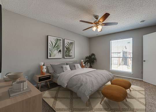 Spacious Bedroom at Bardin Oaks Apartments, Arlington, Texas