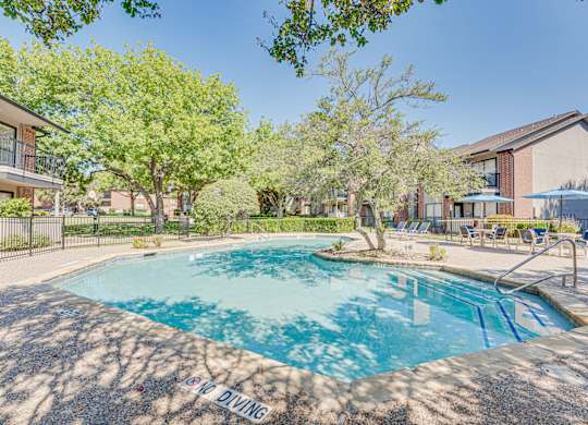 Private Swimming Pool at Bardin Oaks Apartments, Texas, 76018