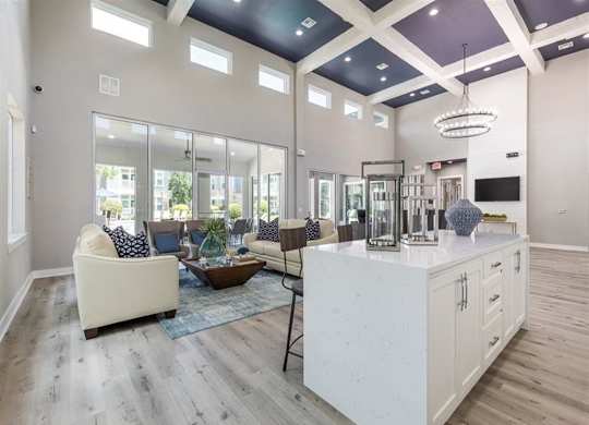 Community Clubhouse at Delray Apartments, Houston, 77077