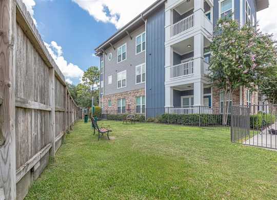 Dog Park at Delray Apartments, Houston, Texas