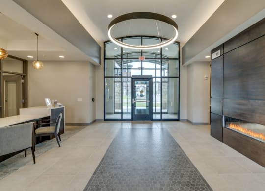 Entryway of Ascend at Woodbury luxury apartments for rent in south Woodbury MN