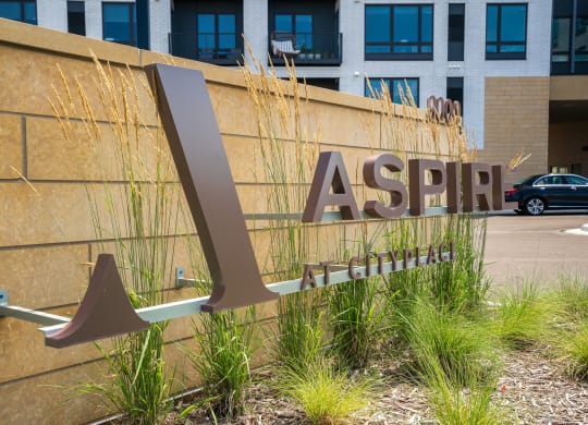 Aspire at CityPlace outdoor sign
