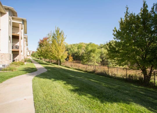 Grand Legacy neighbors the Zorinsky Lake Preserve making for excellent walking paths throughout the community.