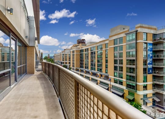 Soak up the spectacular views of Omaha and Turner Park from this 2 bedroom penthouse at Midtown Crossing Apartments