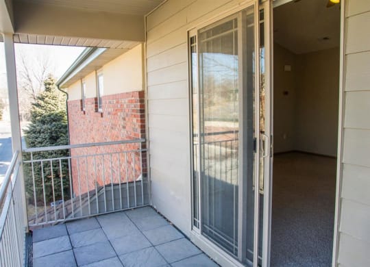 balcony at Southwind Villas in La Vista Nebraska