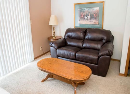 living space at Capitol View Apartments in Lincoln Nebraska